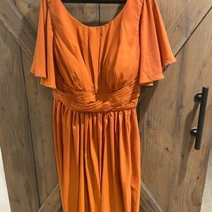 Elegant Copper Women's Dress